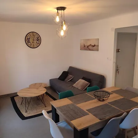 Apartamento T3 45m2, Cap D'adge,secteur Falaise,4-6 Pers, Clim, Fibre - Wifi, 100m