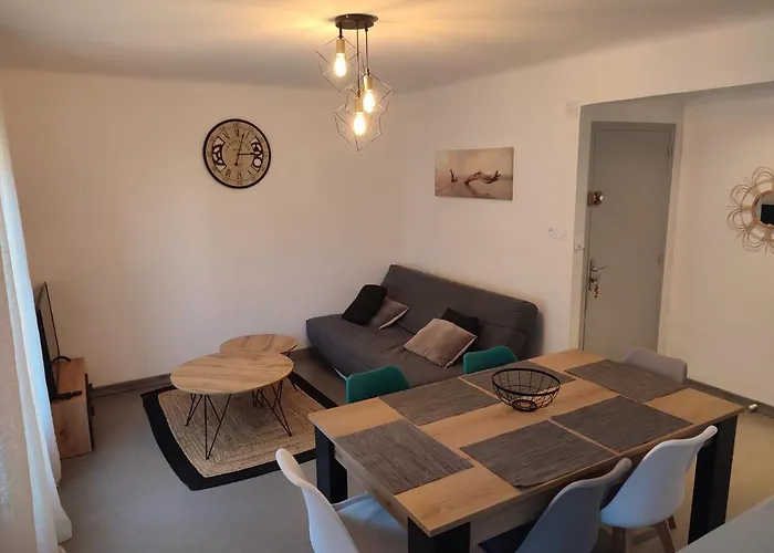 Daire T3 45m2, Cap D'adge,secteur Falaise,4-6 Pers, Clim, Fibre - Wifi, 100m