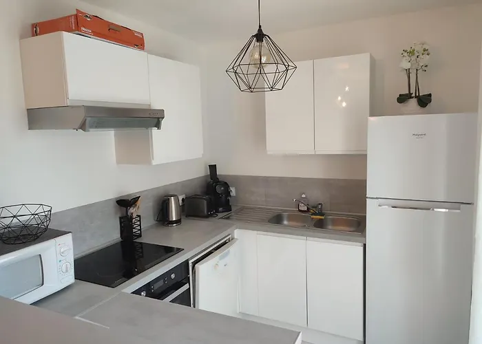 T3 45m2, Cap D'adge,secteur Falaise,4-6 Pers, Clim, Fibre - Wifi, 100m