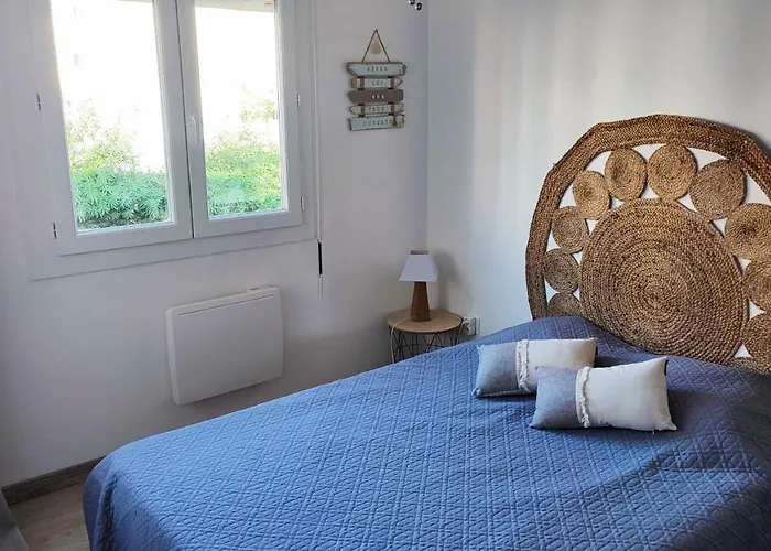 Daire T3 45m2, Cap D'adge,secteur Falaise,4-6 Pers, Clim, Fibre - Wifi, 100m *